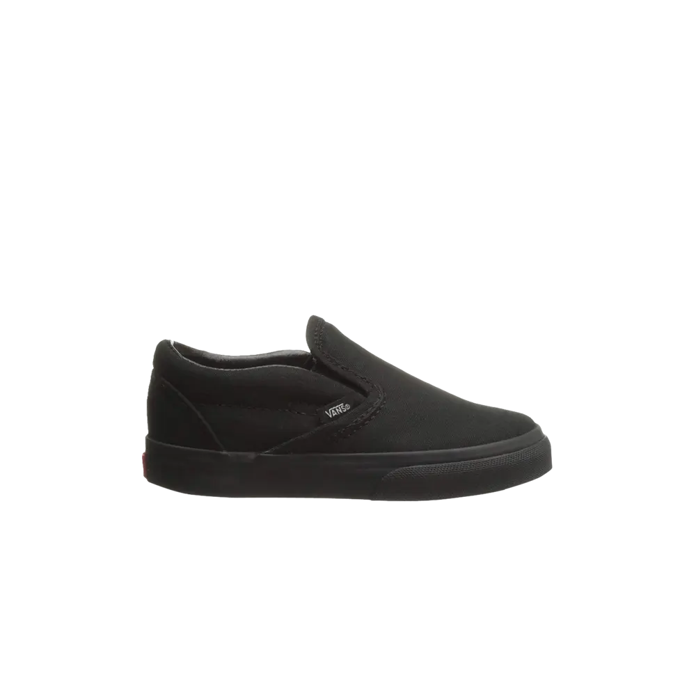 Классические слипоны для малышей Vans, черный