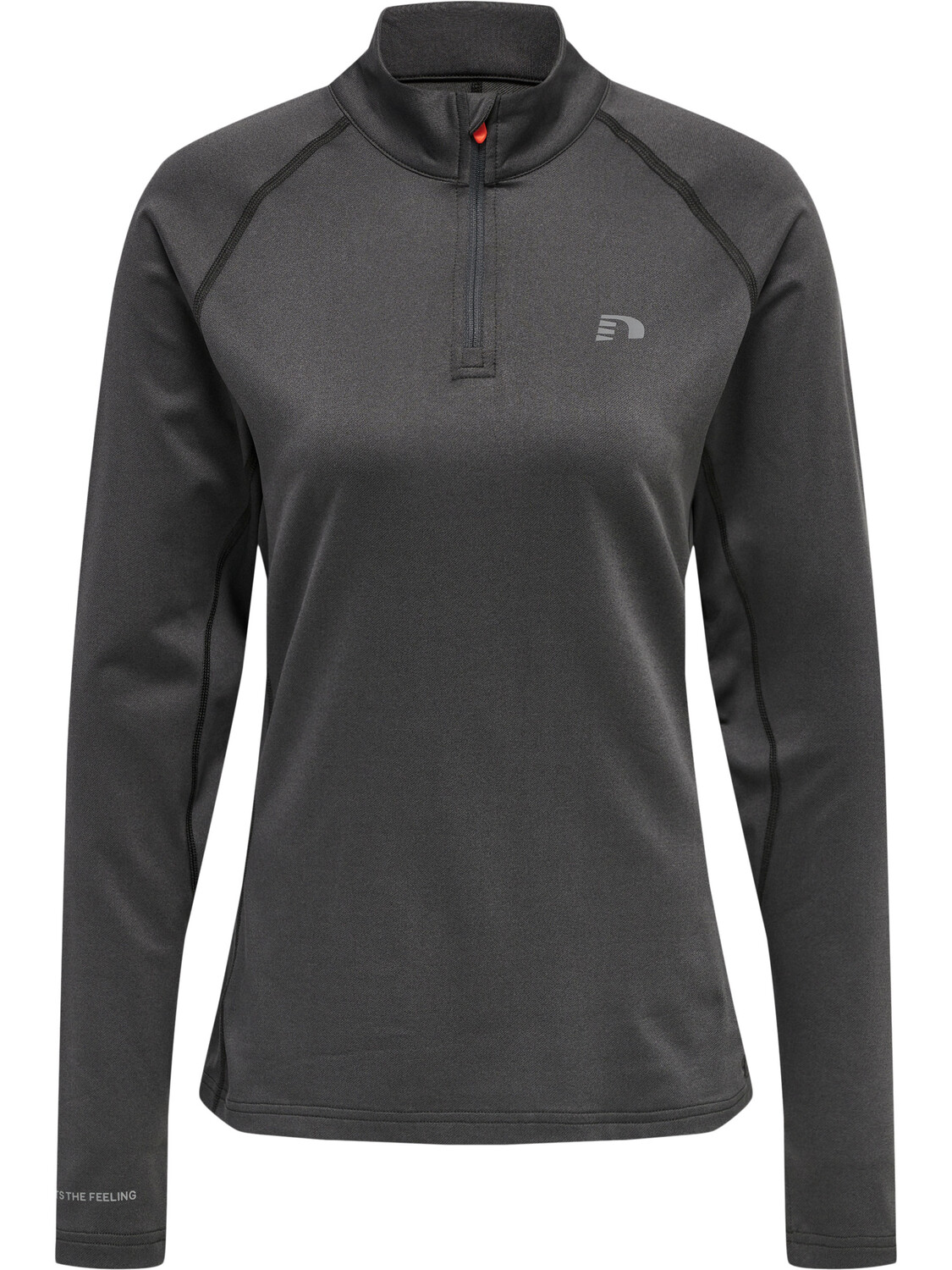 

Футболка Newline L/S Women 1/2 Zip L/S, цвет FORGED IRON MELANGE