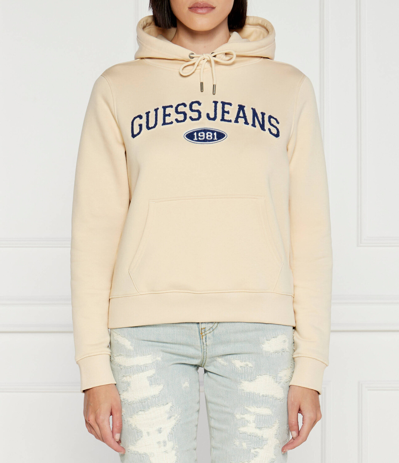 

Толстовка Guess Jeans Regular Fit, бежевый