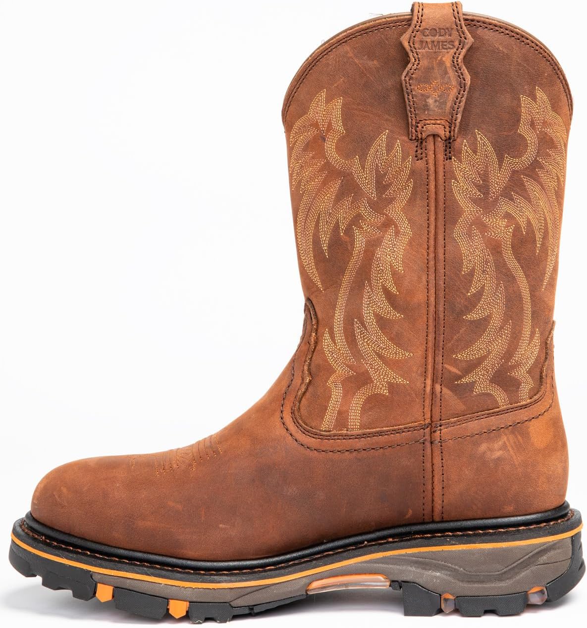 Мужские ботинки Cody James 11 Waterproof Decimator Western с стальным носком - Drp-0-B, коричневый — фото 3