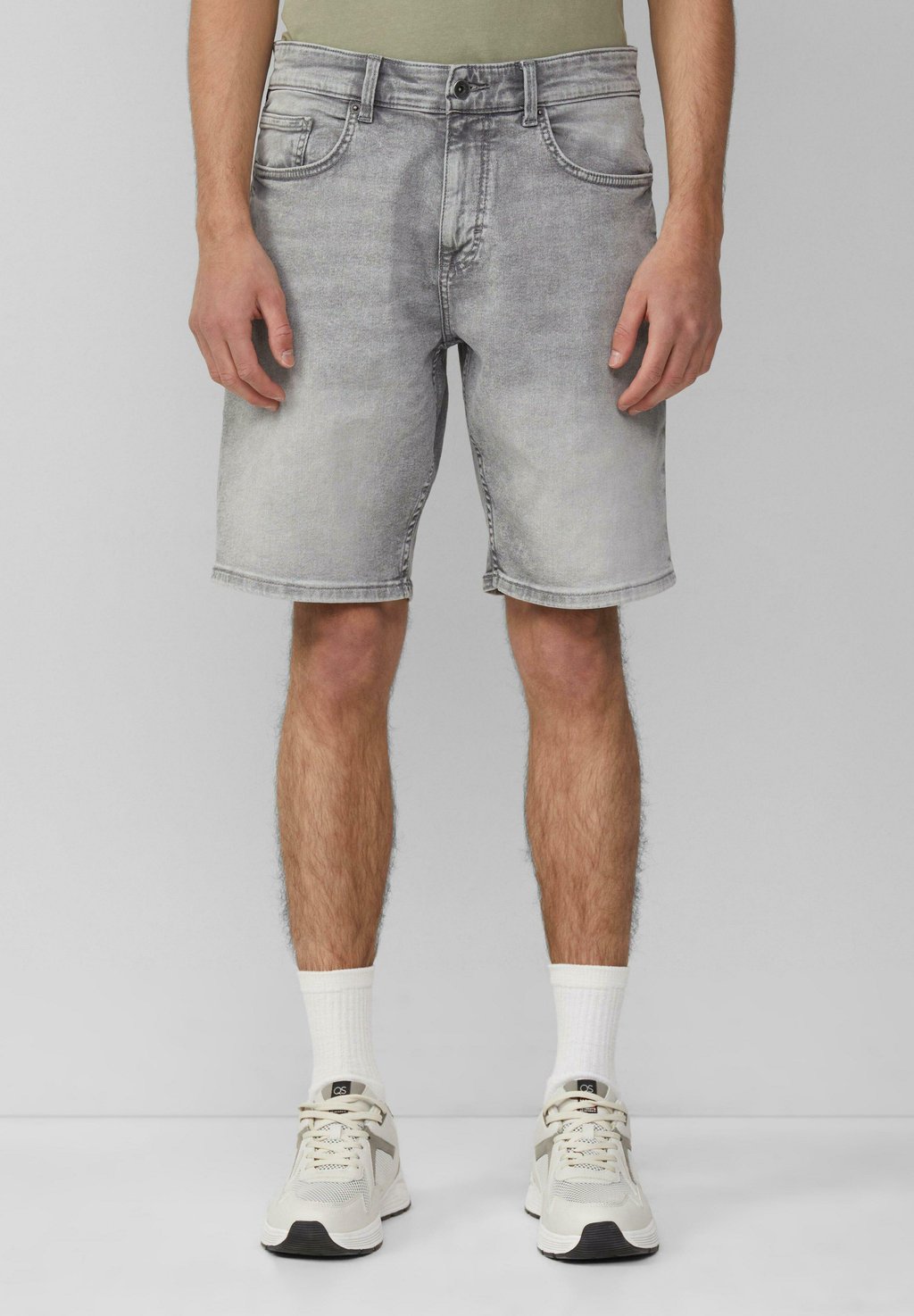 

Джинсовые шорты JOHN REGULAR FIT MID RISE QS, цвет Grau