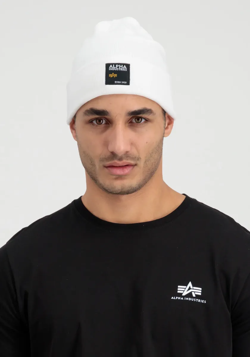 

Лыжная шапка Alpha Industries "Аксессуары Alpha Industries - Шапка с этикеткой для головного убора", белый