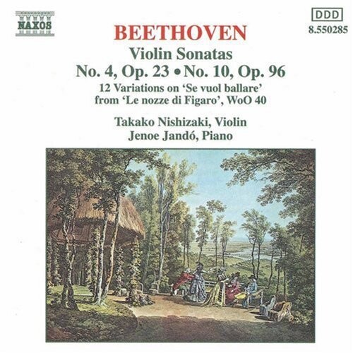 

CD диск Beethoven / Nishizaki / Jando: Violin Sonatas 23 & 96 / Mozart Variations