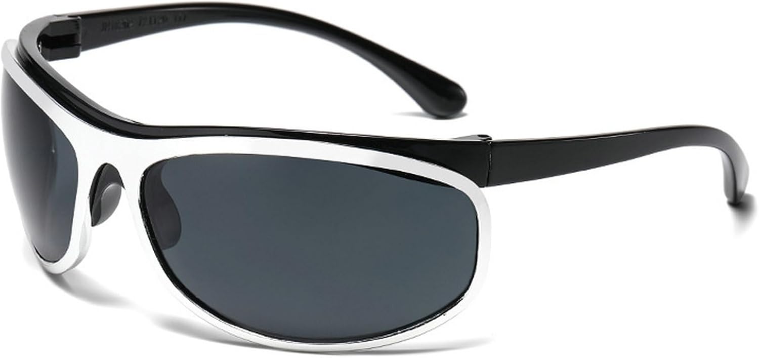 

Очки-солнцезащитные очки в стиле Y2K для мужчин и женщин, модные овальные солнцезащитные очки большого размера, трендовые панк-очки с защитой от УФ-излучения UV400 mincl, White Black