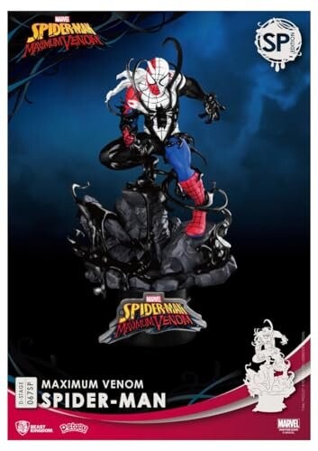 

Beast Kingdom Co., Ltd — MAX Venom Ds-067Sp Человек-Паук D-Stage 6In Statue SP Ed Beast Kingdon