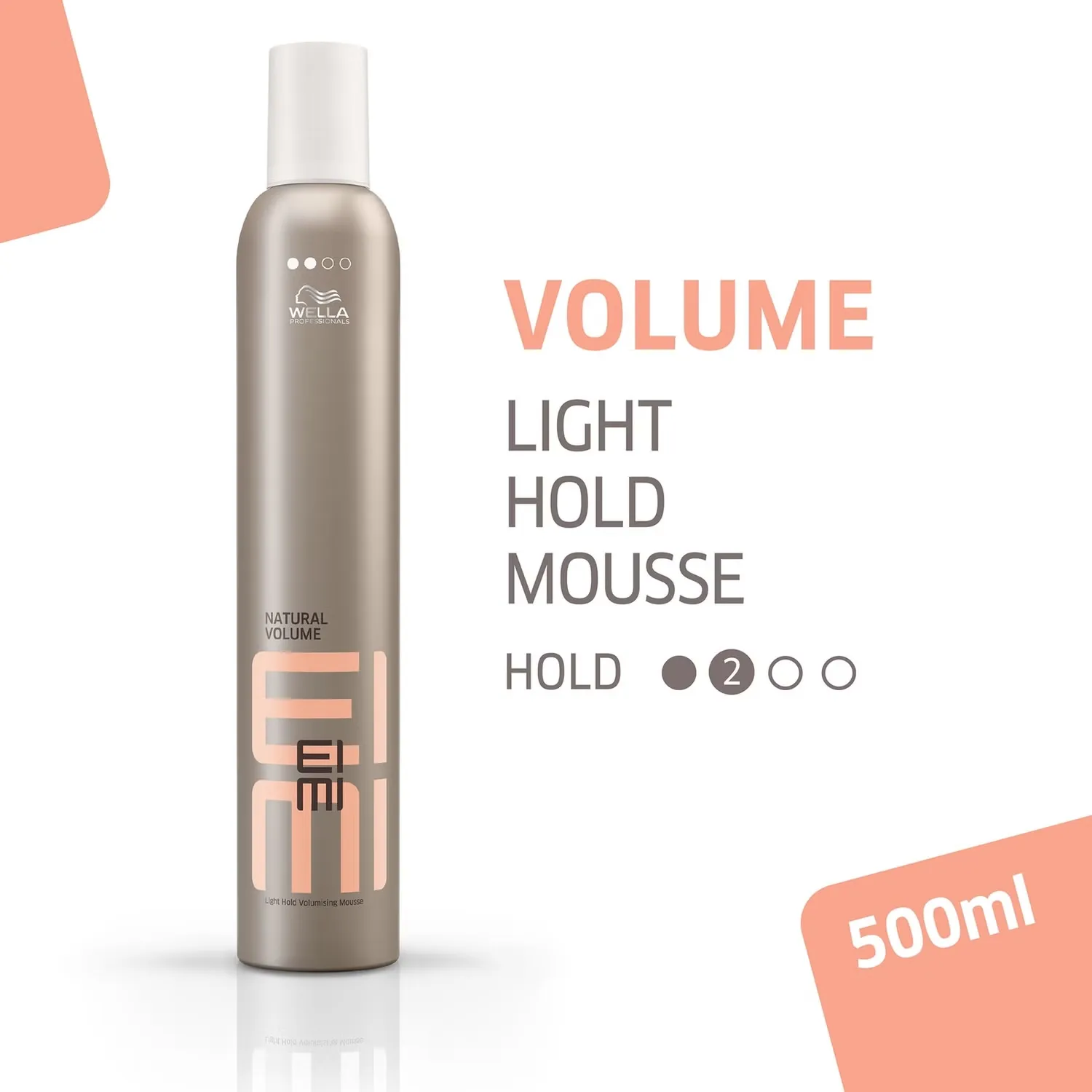 EIMI Natural Volume Легкая фиксация Мусс для придания объема 500 мл Wella Professionals Care — фото 2