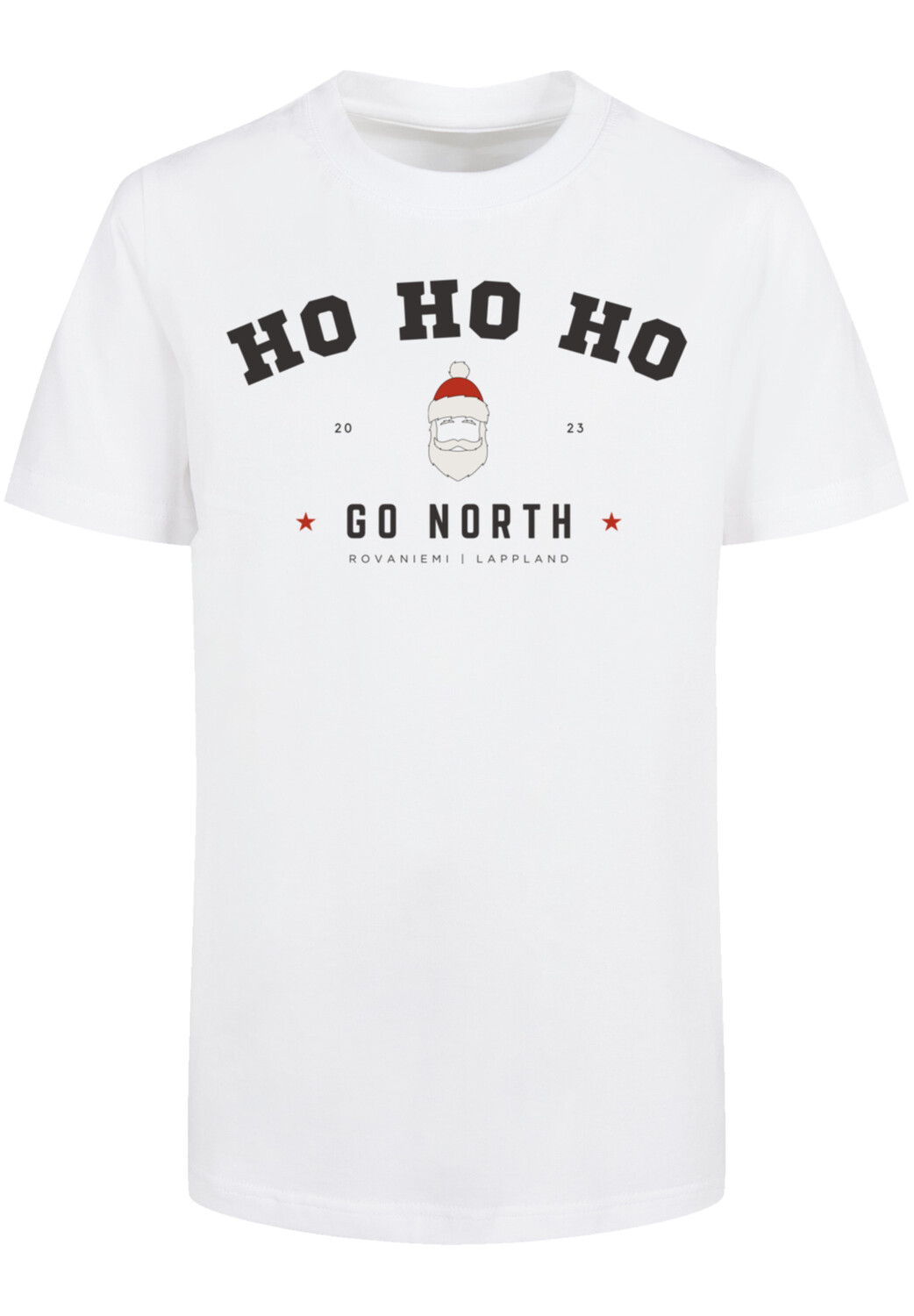 

Футболка F4NT4STIC Basic Kids Tee Ho Ho Ho Santa Claus Weihnachten, белый