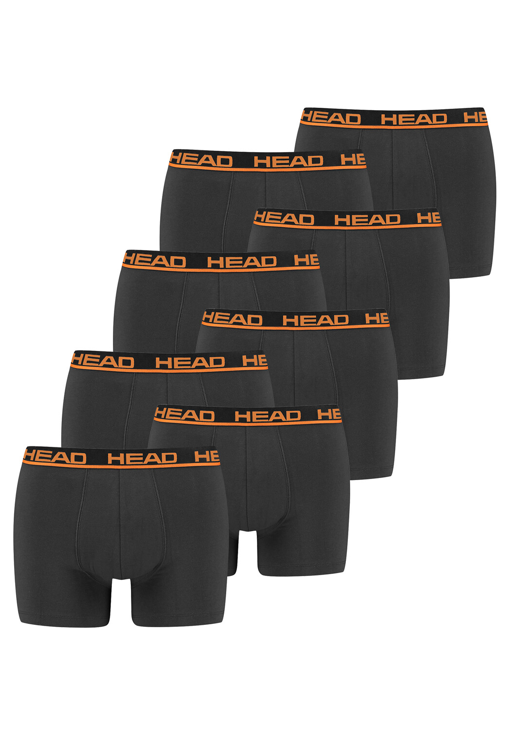 

Боксеры HEAD Boxershorts Head Basic Boxer 8P, цвет 862 - dark shadow