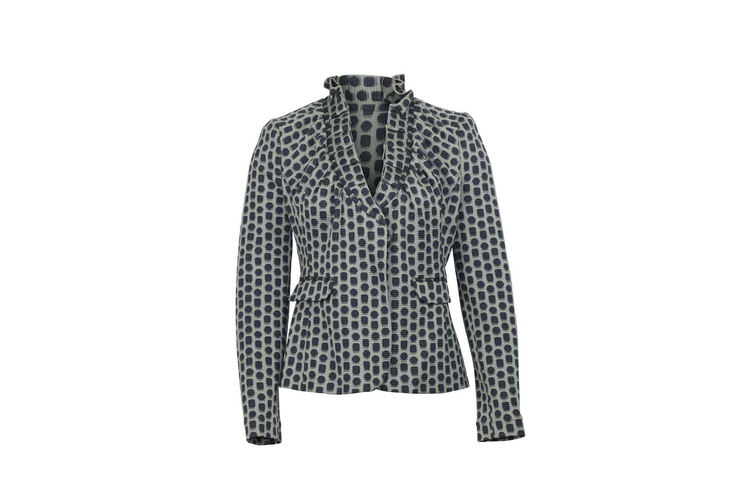 

Блейзер Giorgio Armani в горошек из серого хлопка Giorgio Armani, серый