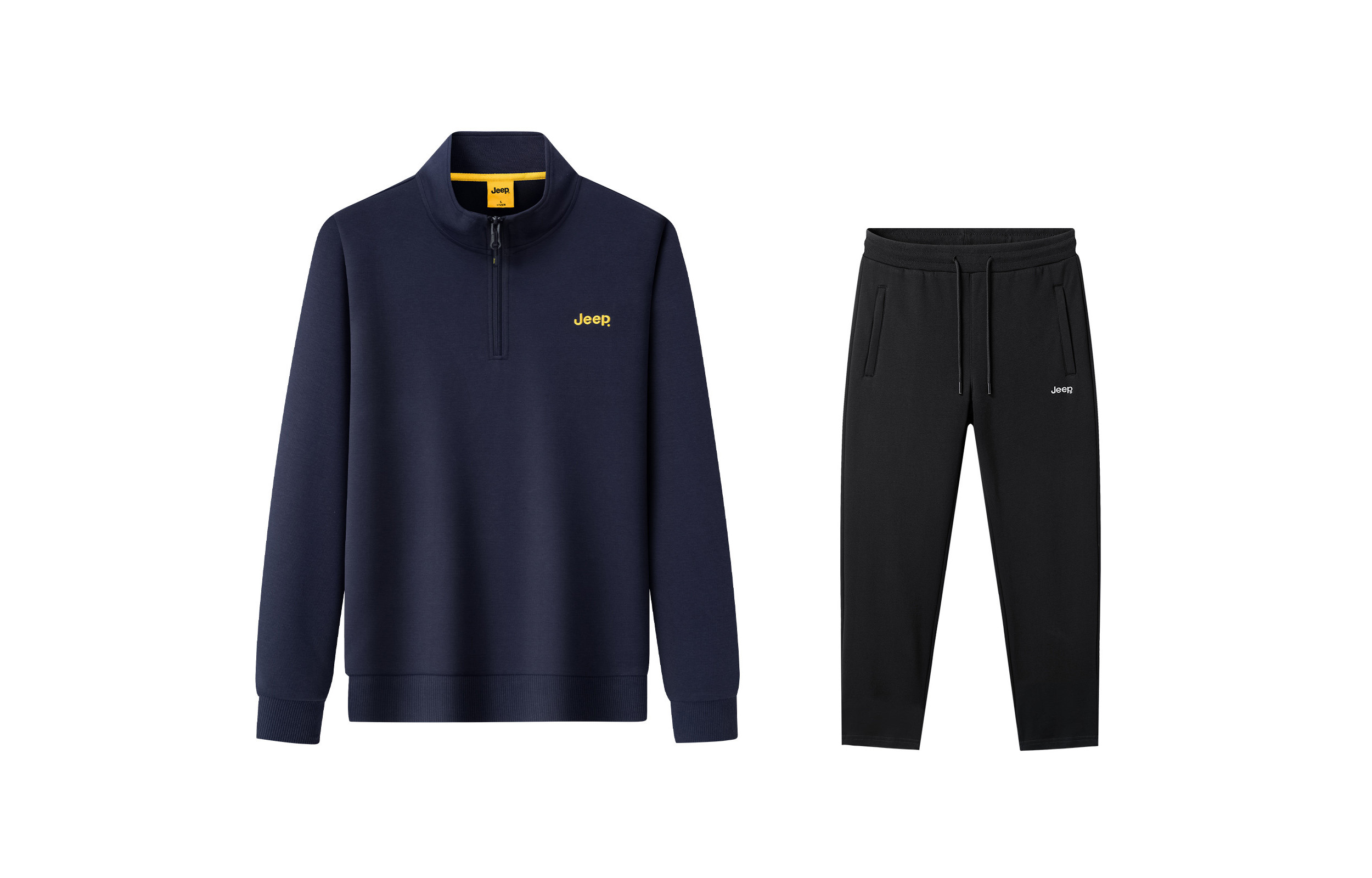 

Свитшот-сет City Casual Collection Unisex Jeep, синий+черный casual pants