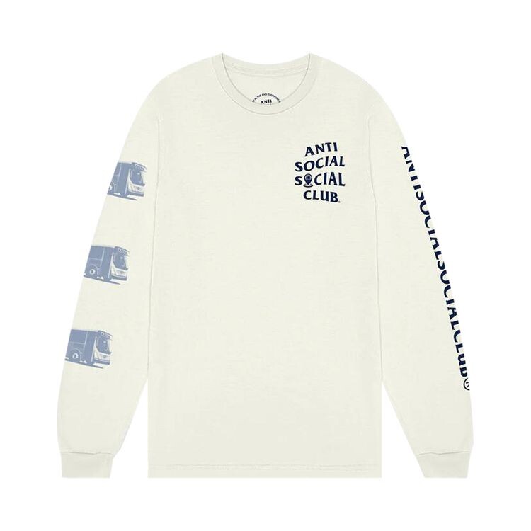 

Футболка Anti Social Social Club x Kasina Global Gathering Long-Sleeve Tee Off White, кремовый