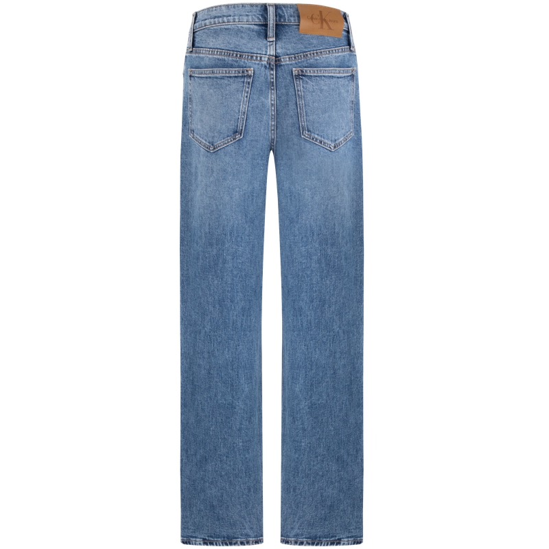 CALVIN KLEIN Jeans Женская Светло-голубая футболка Light Blue 1A4 — фото 4