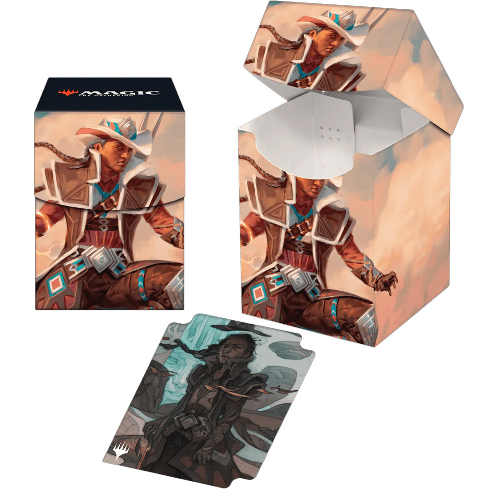 

Карточная игра Ultra Pro MtG 100+ Deck Box: Outlaws of Thunder Junction - Annie Flash, the Veteran (Game On! Sale)