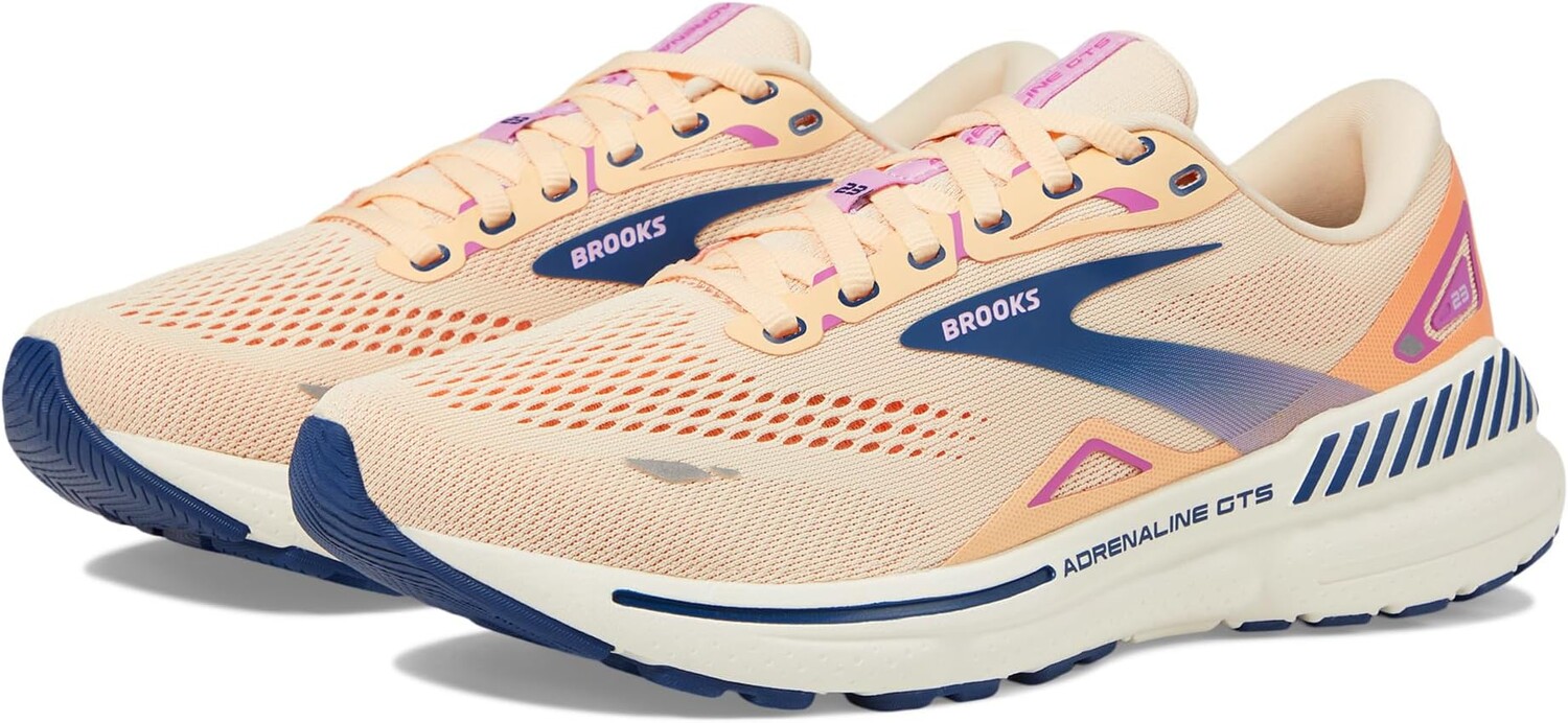 

Кроссовки Adrenaline GTS 23 Brooks, цвет Apricot/Estate Blue/Orchid