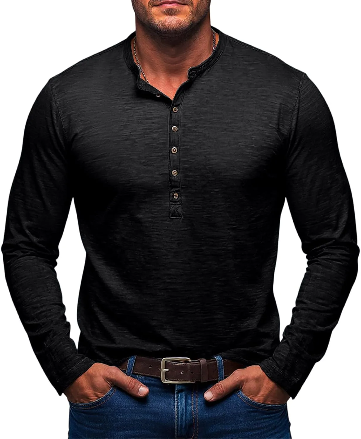 

Мужская футболка-поло с длинным рукавом, легкая, slim fit FQZWONG