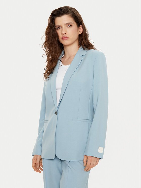 

Куртка облегающего кроя K20K207632 Calvin Klein, голубой