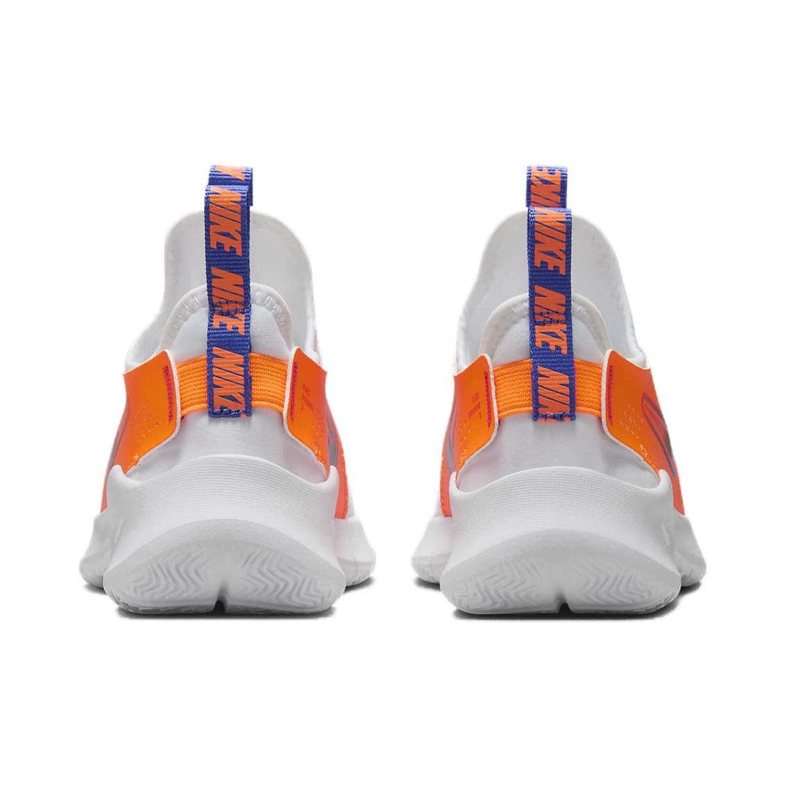 Nike Кроссовки для бега Flex Runner 3 с низким верхом, устойчивые к истиранию, белые, оранжевые — фото 4