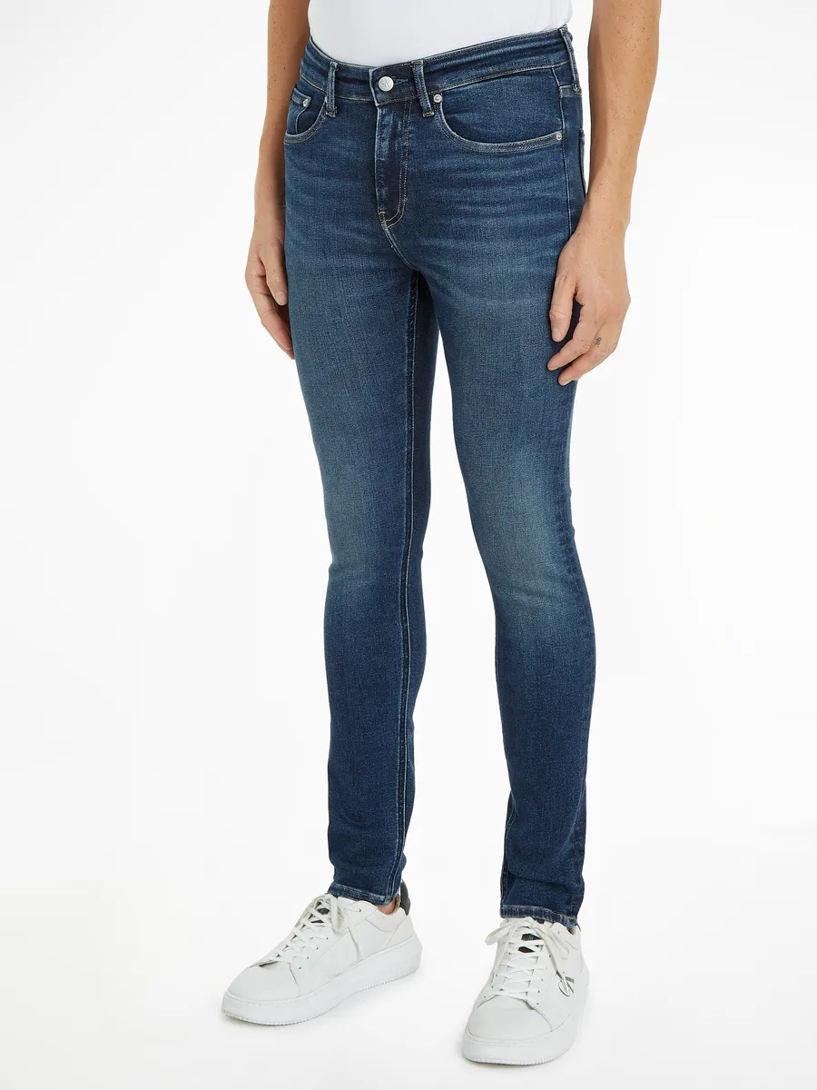 

Джинсы скинни Calvin Klein Jeans "SUPER SKINNY", модель с 5 карманами, джинсовый