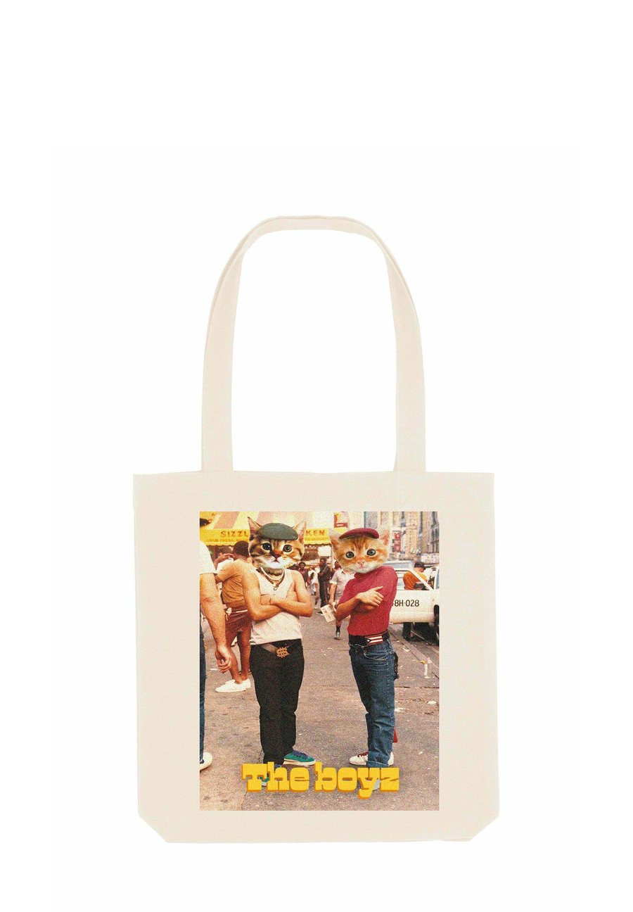 

Сумка-шоппер Mira Paris THE BOYZ PRINT, Off White/Off-White