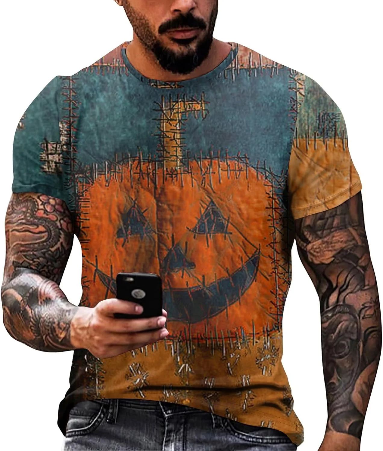 

Мужская футболка с принтом FlekmanArt