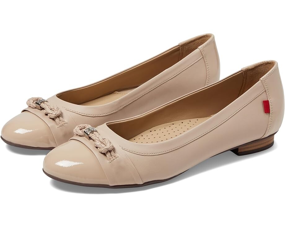 

Туфли на плоской подошве Marc Joseph New York Park Ave Flat, цвет Nude Napa