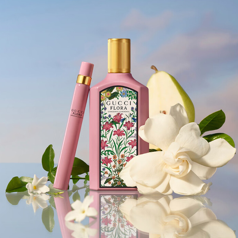 Подарочный набор парфюмерии Gucci Flora Gorgeous Gardenia, 10 мл + 50 мл — фото 3