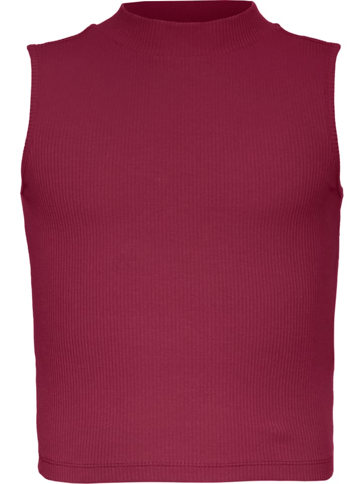 

Blue Effect Простой праздничный укороченный топ вишнево-красного цвета