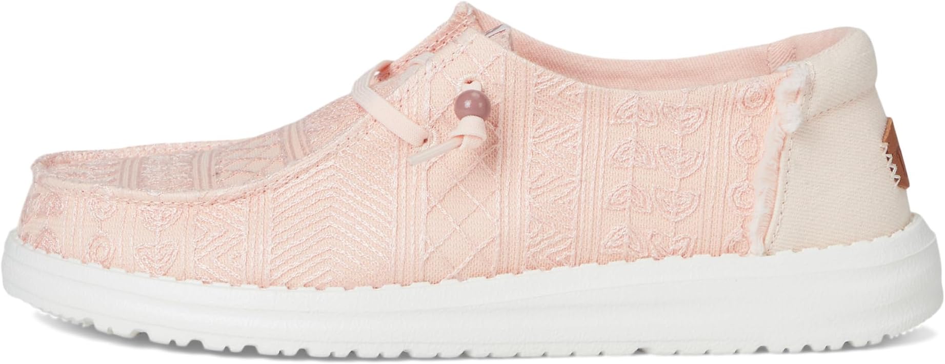 Лоферы Hey Dude Wendy Crochet Lace, цвет Pale Pink — фото 4