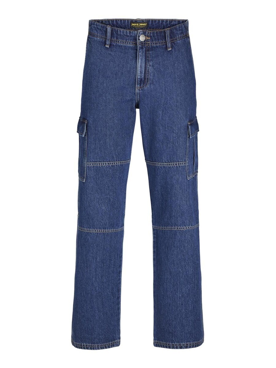 

Джинсы JACK & JONES Regular Cargo Jeans IEDDIE WADE MF 924 STYD LN, цвет blue/blue denim