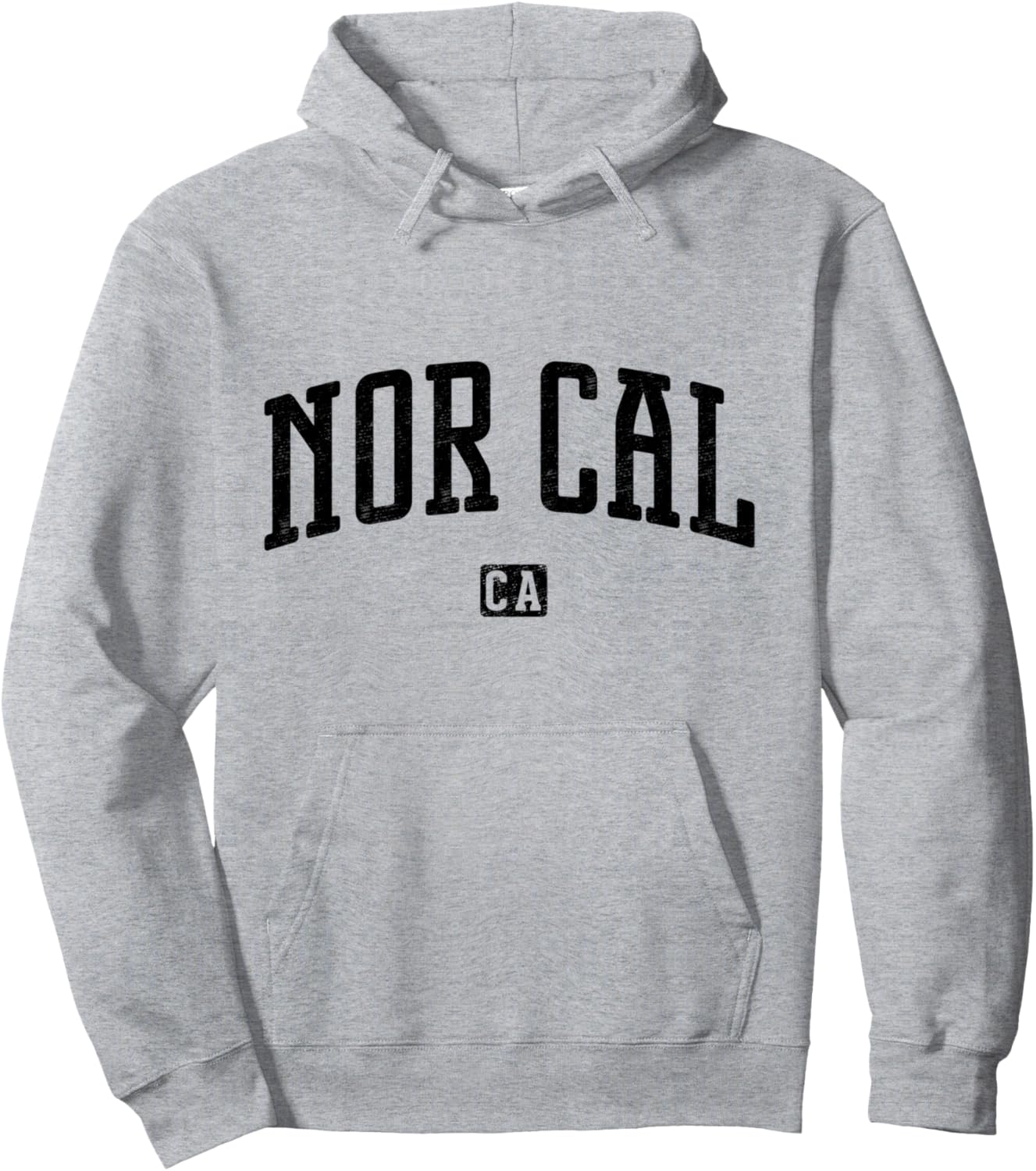 

Худи в винтажном стиле NorCal California, серая Norcal Apparel Co