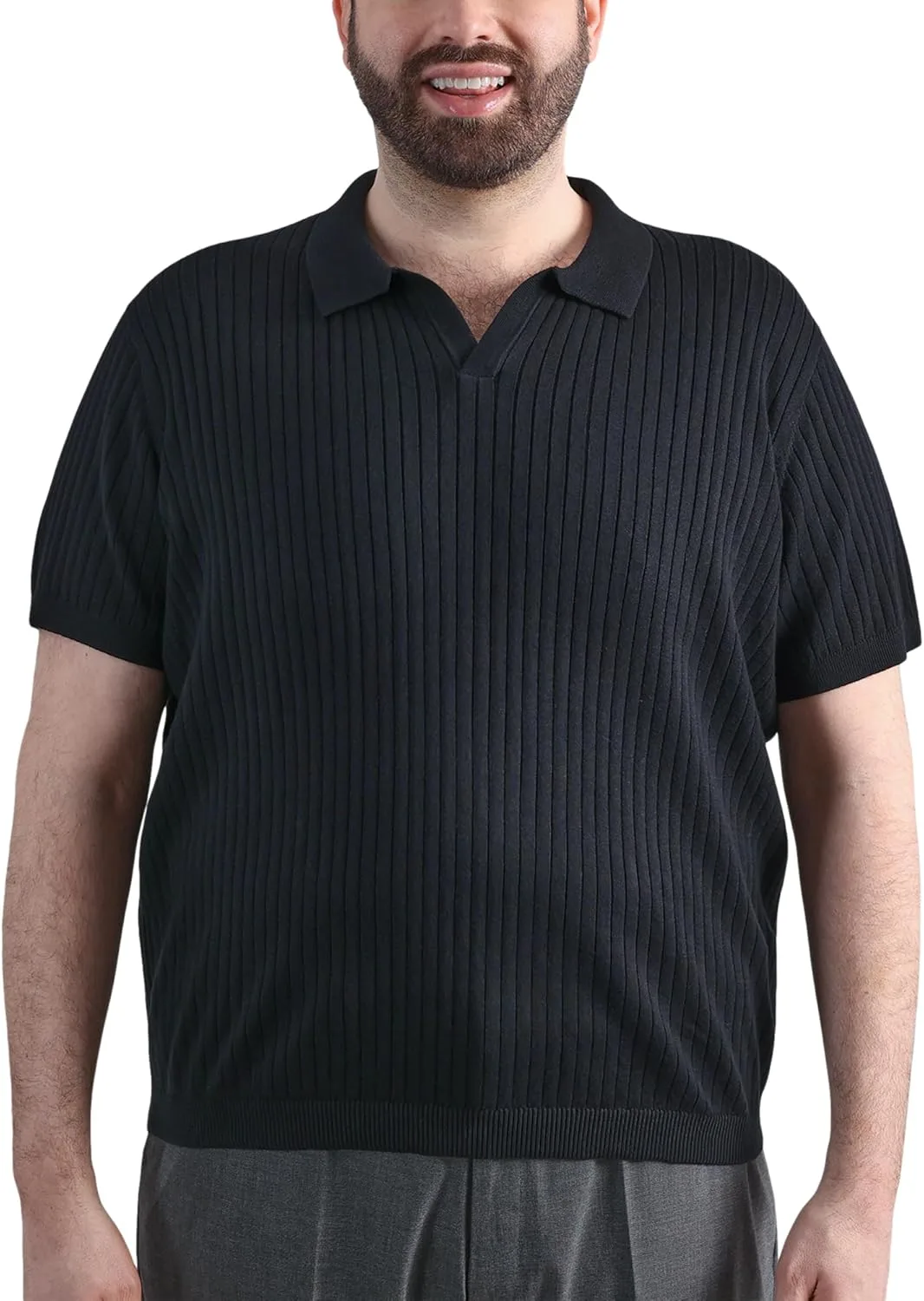 

Мужской поло-свитер с V-образным вырезом Haggar