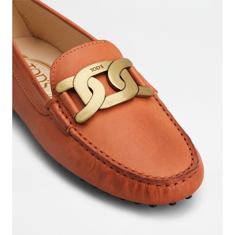 

Кожаные мокасины Kate Gommino TOD's, розовый