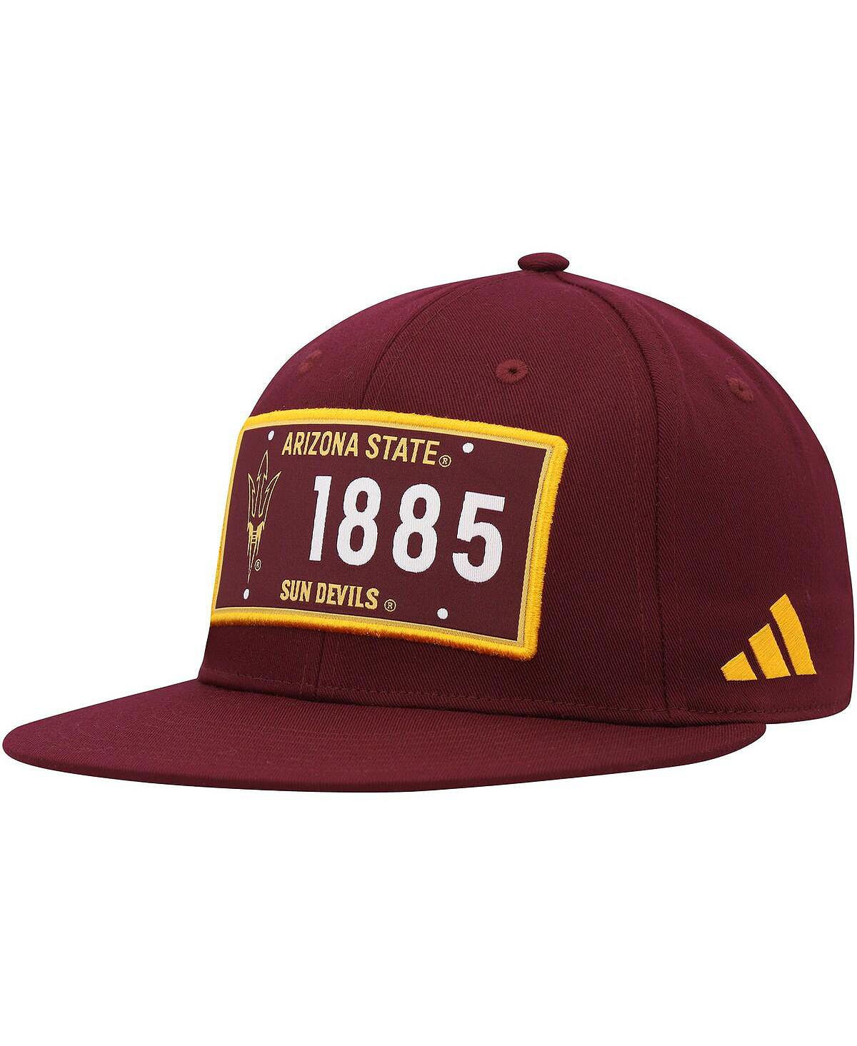 

Мужская темно-бордовая кепка Snapback от Arizona State Sun Devils adidas