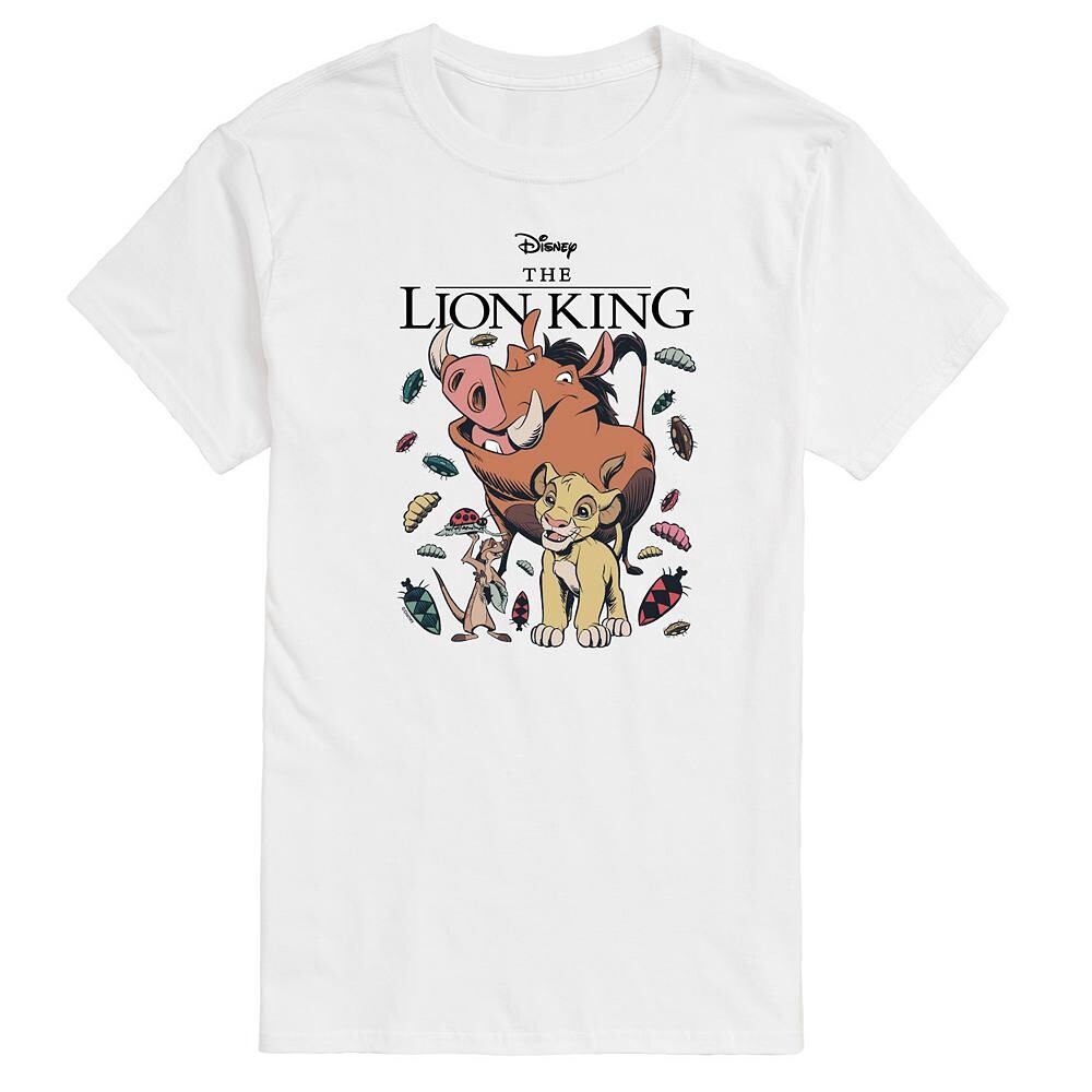 

Мужская футболка с рисунком жуков Disney's The Lion King, белый