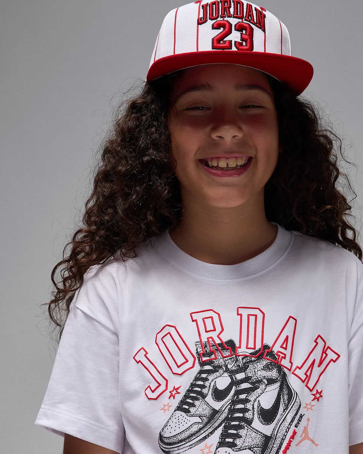 Детская футболка AJ1 Rookie Jordan, White — фото 3