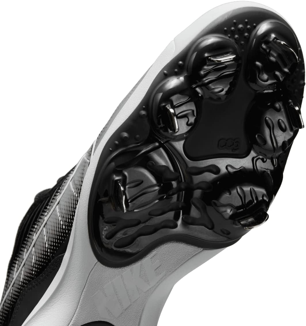 Бейсбольные бутсы Nike Alpha Huarache Varsity 4 Low Metal, черный/серый — фото 4