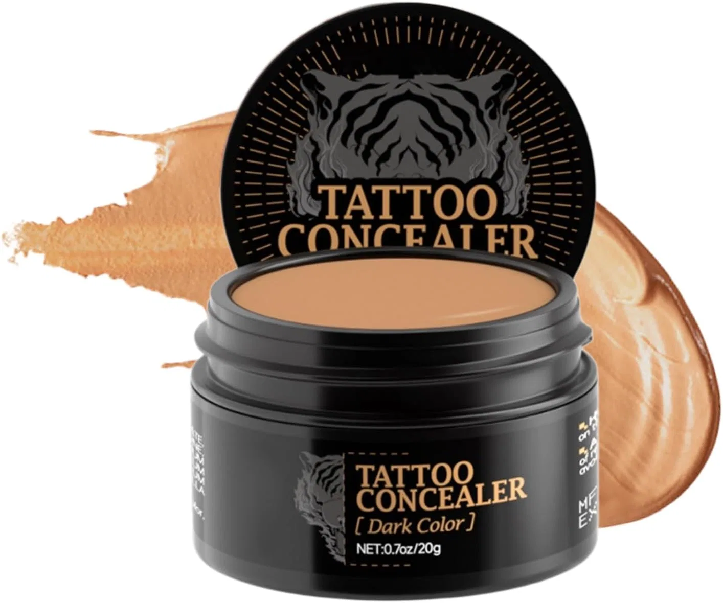 Консилер для тела водостойкий, 20 г, темный