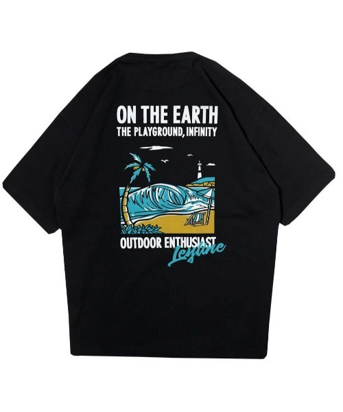 

Футболка, крой оверсайз, бренд Leyline, черный