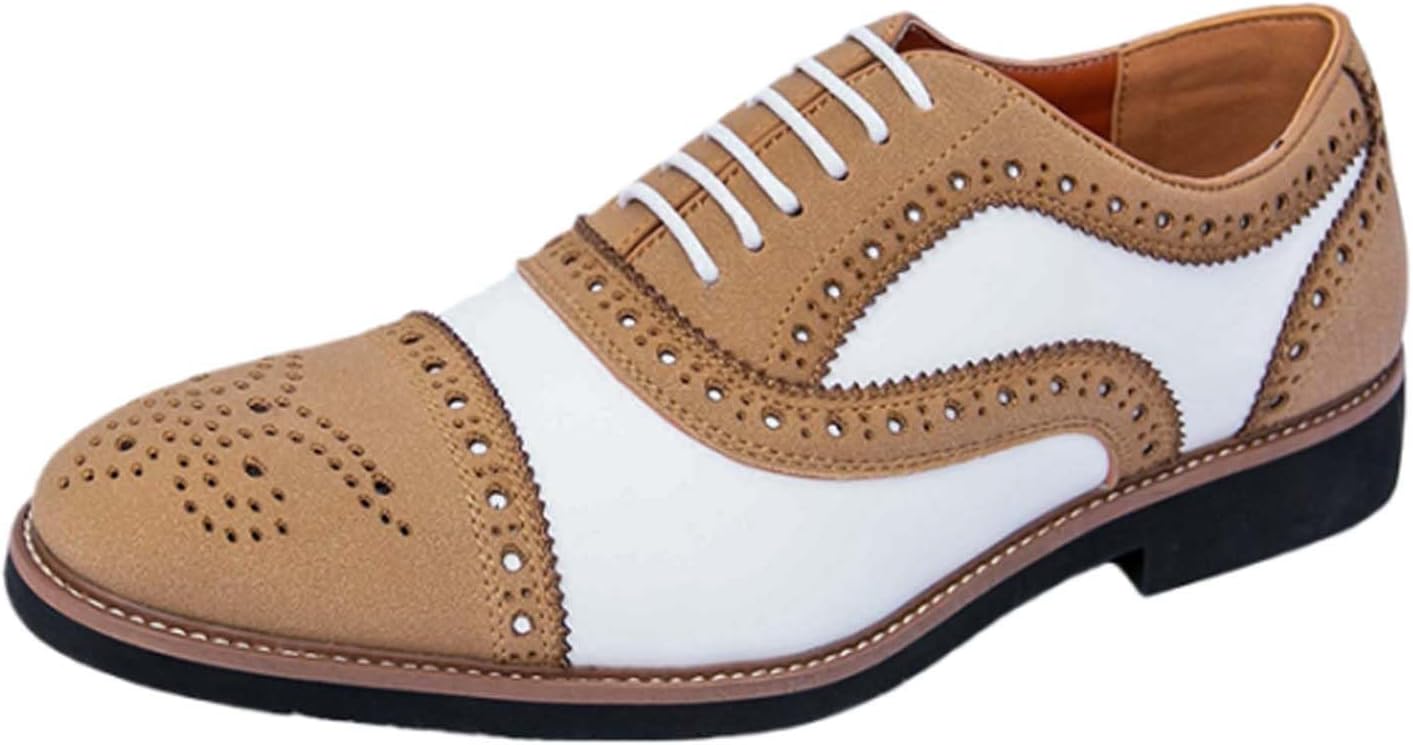 

Мужские оксфорды городской стиль, бизнес-кэжуал, формальная обувь, противоскользящие, для прогулок, офиса, униформы, банкетов, свадебных костюмов, смокингов, платьев Generic, коричневый