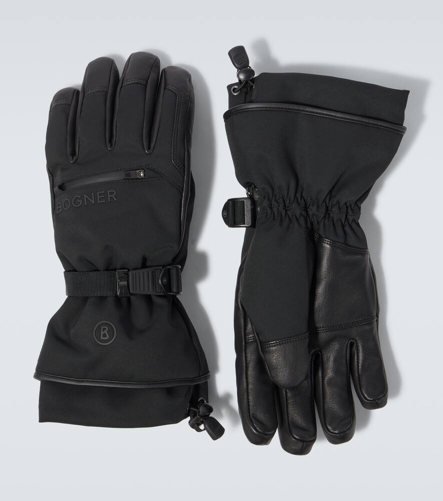 

Adriano лыжные перчатки с кожаными вставками Bogner, Black
