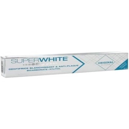 

Отбеливающая и против зубного налета зубная паста Original с фтором 75 мл Superwhite