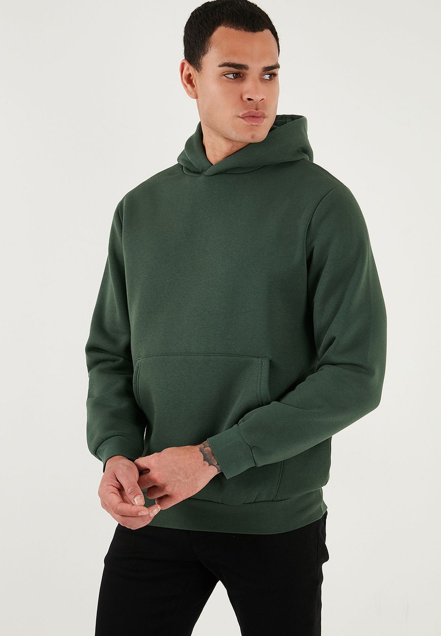 

Худи Buratti Hoodie, Dark Green Melange/Dark Green