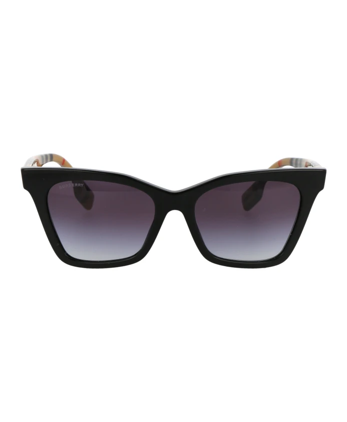 

Стильные солнцезащитные очки Эльзы для лета. Burberry, черный
