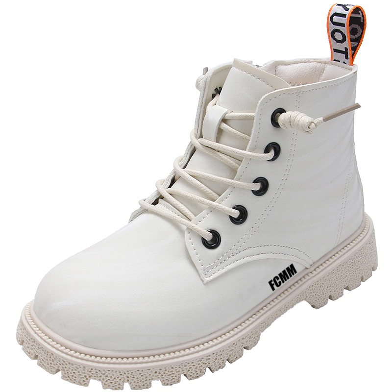 

Противоскользящие износостойкие высокие повседневные кроссовки для детей FCMM, белый