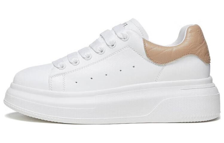 

Кроссовки CAMEL Skateboarding Shoes Women's Low-top White, бежевый