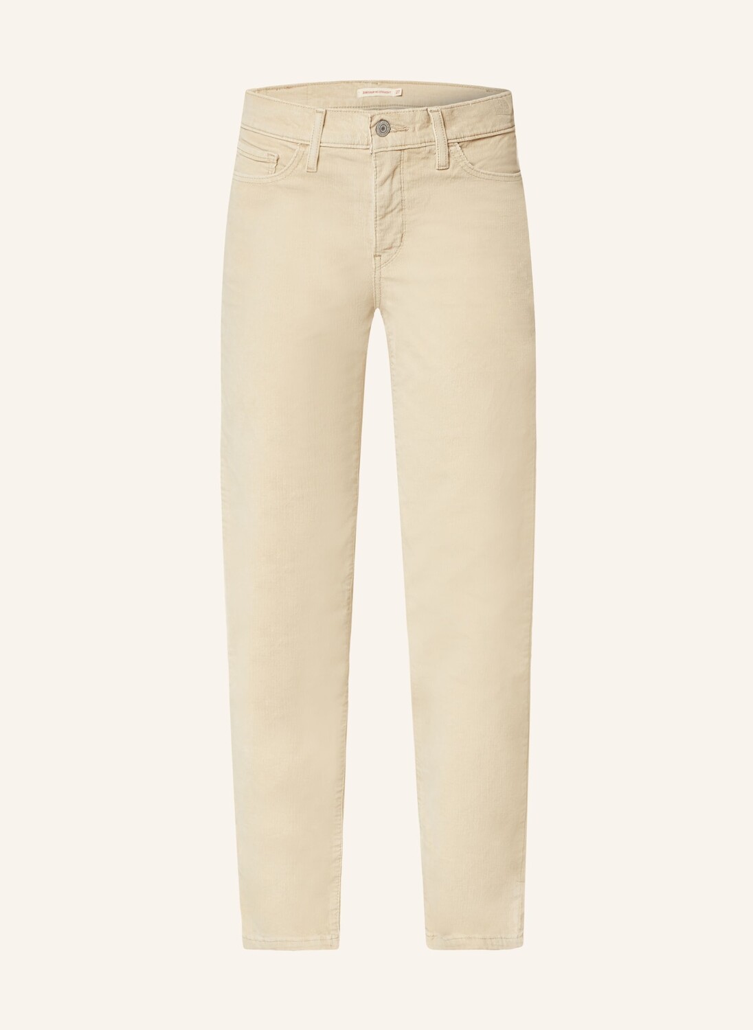 

Вельветовые брюки 314 shaping straight Levi's, бежевый