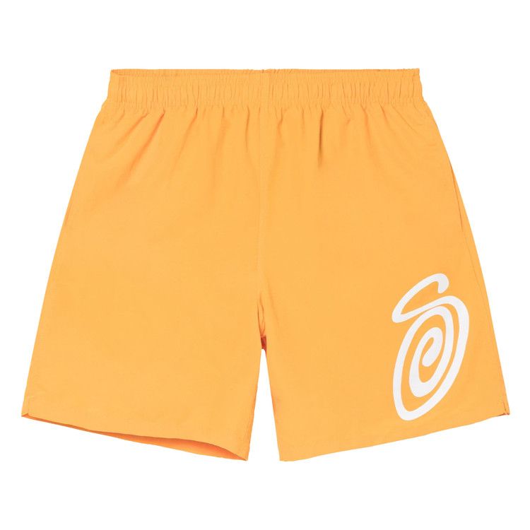 

Шорты для плавания Stussy Curly S Water Short, Tangerine