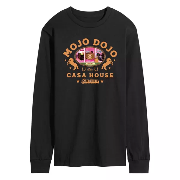 

Мужская футболка с длинным рукавом и принтом фильма Mojo Dojo Casa House Barbie, черный