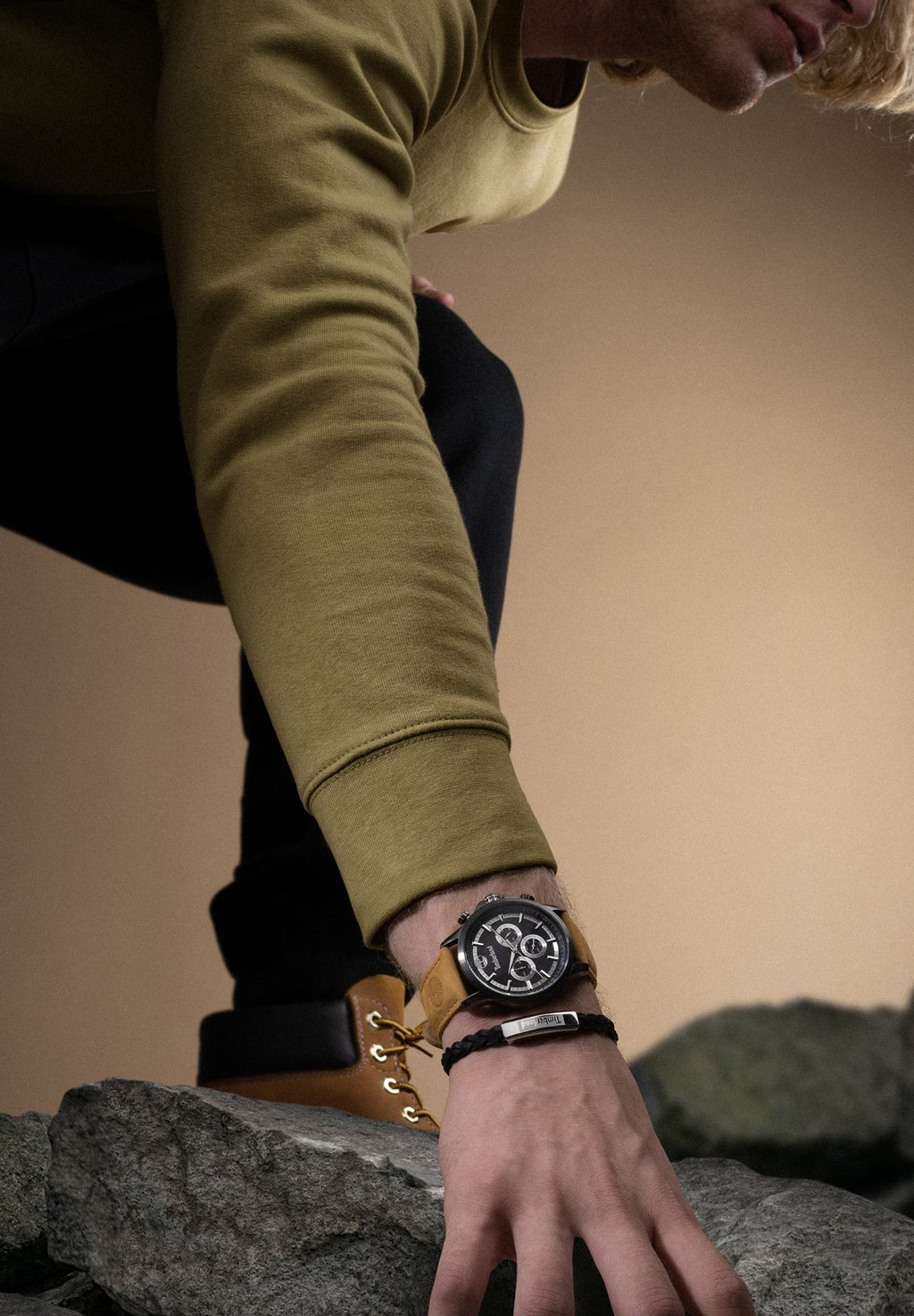 

Часы с хронографом BERNARDSTON Timberland, черный