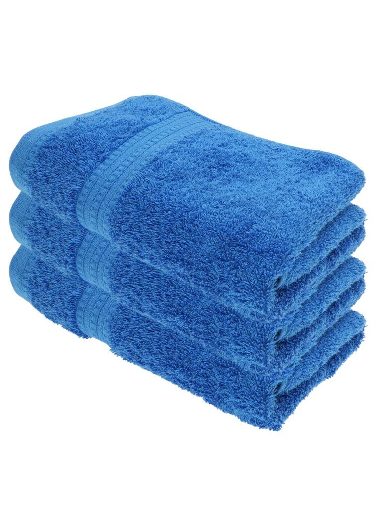 

Julie Julsen ORGANIC Набор полотенец для душа, 3 шт., 70x140, королевский синий